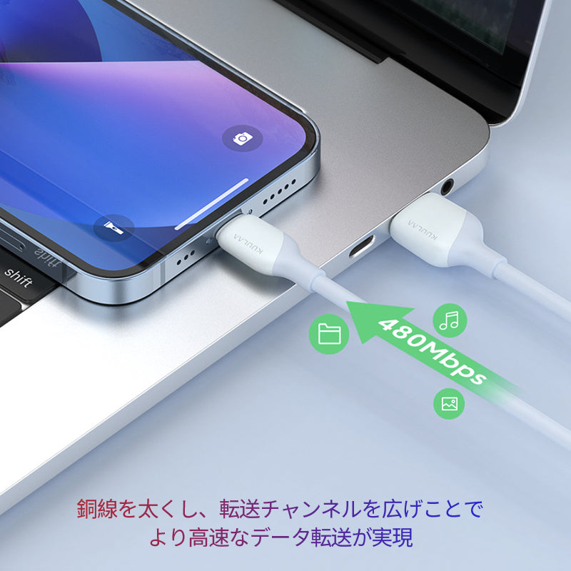 iPhone 充電ケーブル Lightningケーブル ライトニングケーブル 公式認証品 純正品質 高耐久 充電器 1M 2M 急速充電 データ 2.4A 通信 転送
